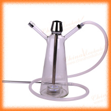 Aluminium case packed premium quality assured fashion clear hookah glass